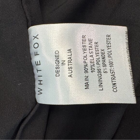 White Fox Boutique Black Sheath Mini Dress - Picture 7 of 8
